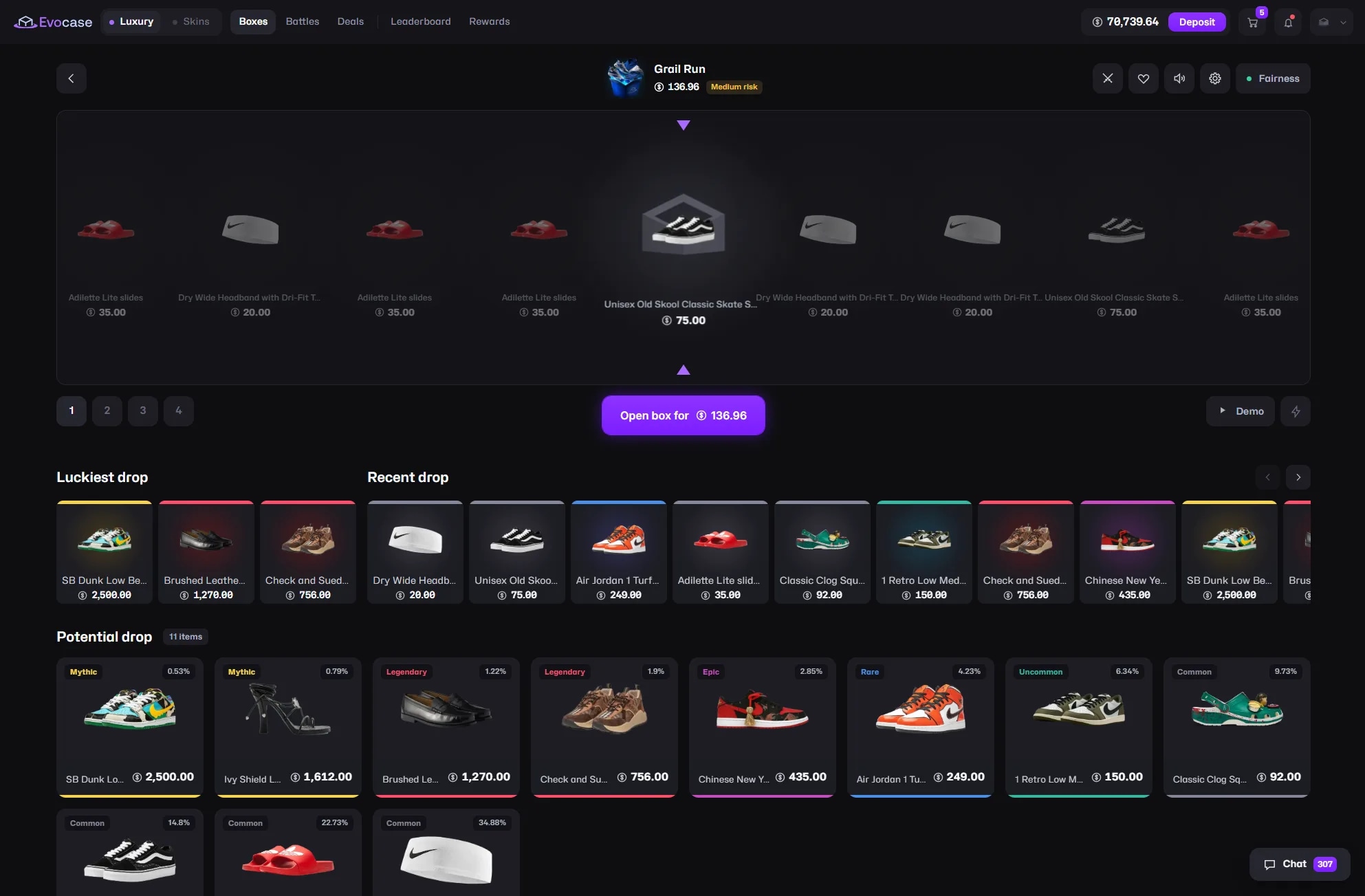 MysteryBoxes.Software platform - Back office